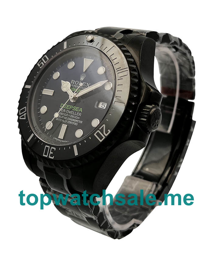 UK 1:1 Wholesale Replica Rolex Deepsea 116660 Jacques Piccard V5 PVD D-Blue Dial Swiss 2836-2