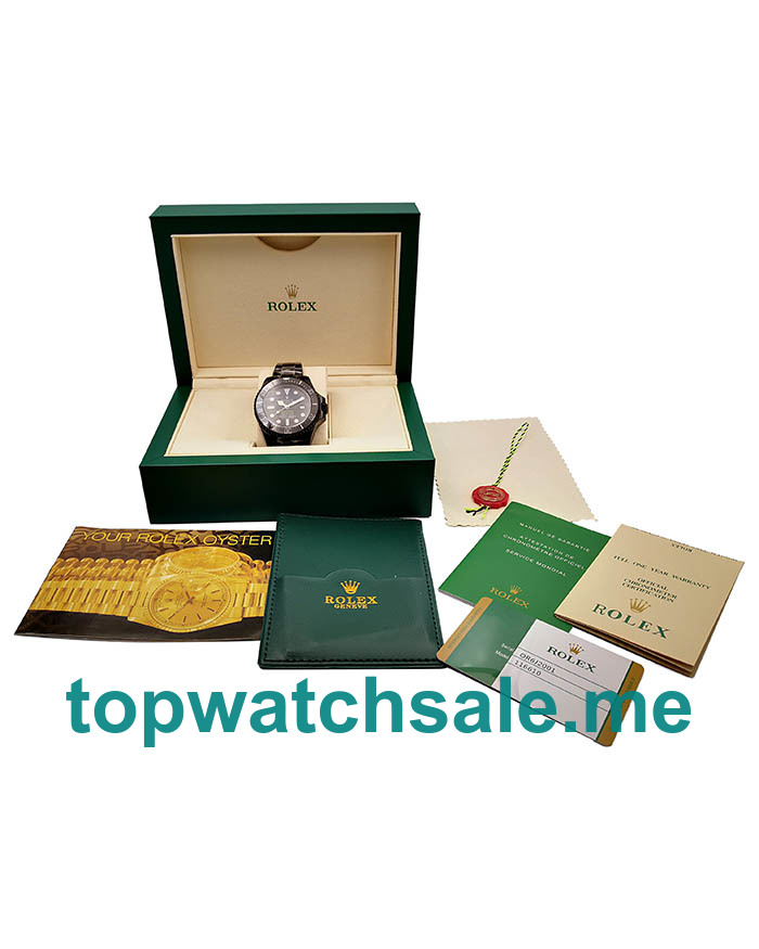 UK 1:1 Wholesale Replica Rolex Deepsea 116660 Jacques Piccard V5 PVD D-Blue Dial Swiss 2836-2