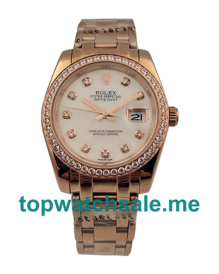 UK Best Quality Rolex Pearlmaster 81285 Replica Watches With Mother-Of-Pearl Dials For Women UK Best Quality Rolex Pearlmaster 81285 Replica Watches With Mother-Of-Pearl Dials For Women