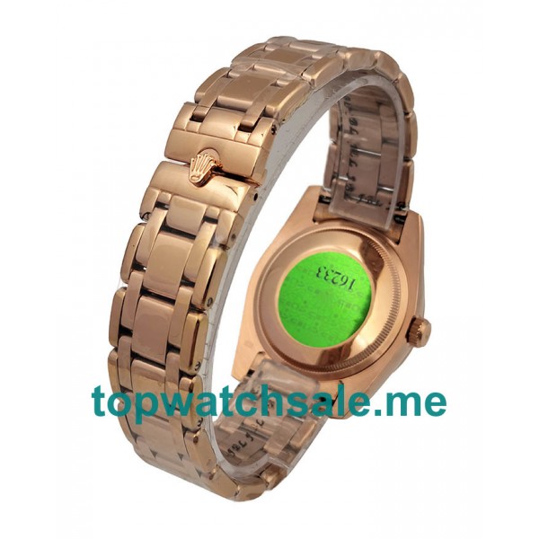 UK Best Quality Rolex Pearlmaster 81285 Replica Watches With Mother-Of-Pearl Dials For Women