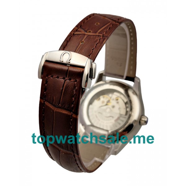 UK 41.5MM Brown Dials Omega De Ville Hour Vision 431.10.41.21.003 Replica Watches