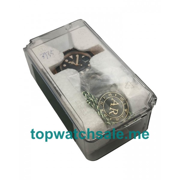UK Perfect Replica Rolex Yacht-Master 40 116655 AR Rose Gold Black Dial Swiss 3135 Watches
