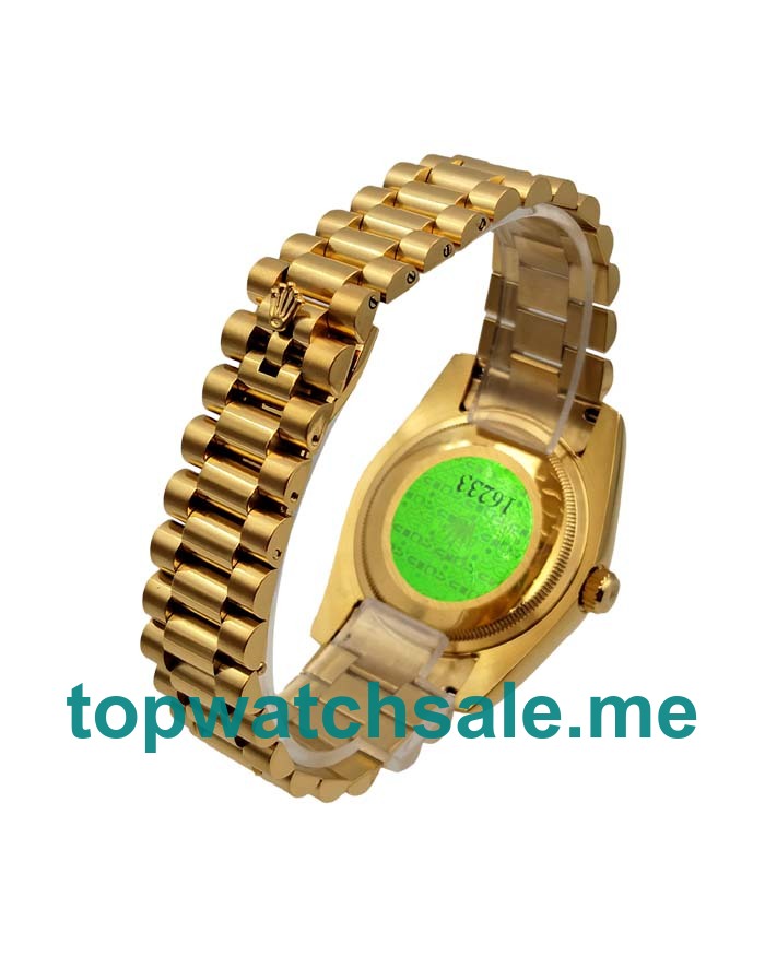 UK 36MM Black Dials Rolex Day-Date 18038 Replica Watches