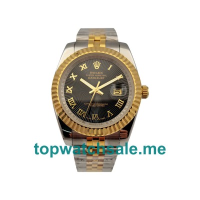 UK 41MM Black Dials Rolex Datejust 116333 Replica Watches