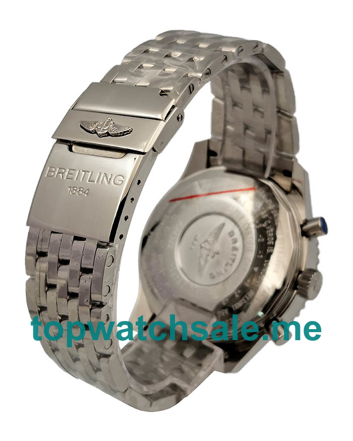 UK AAA Quality Breitling Navitimer World A24322 Replica Watches With White Dials For Men