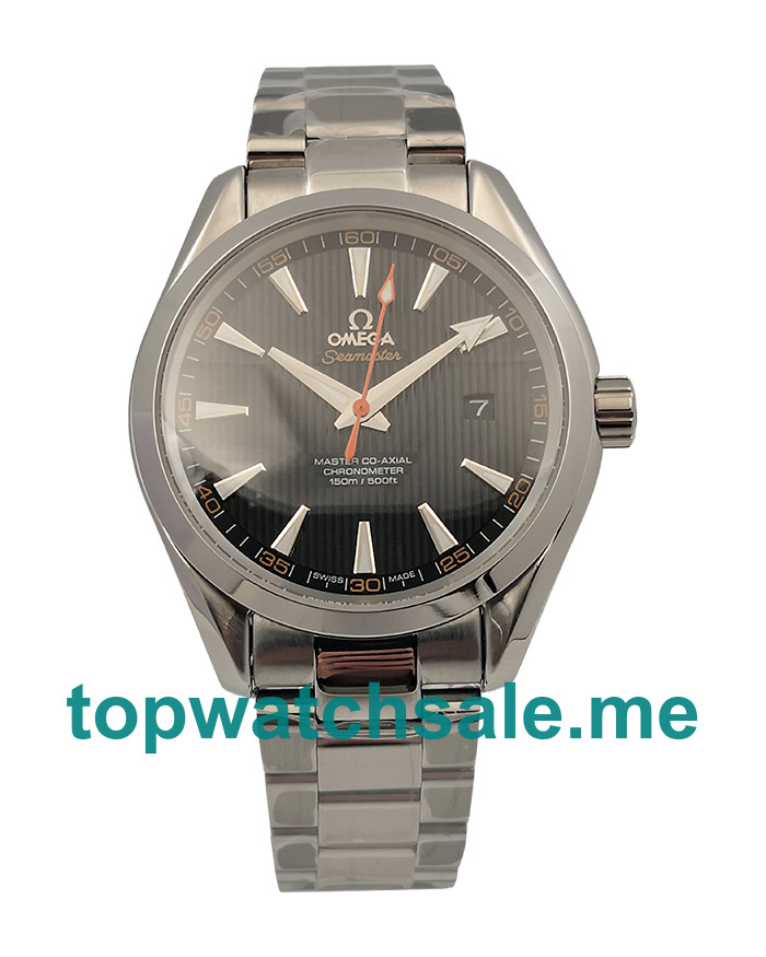 UK 40 MM Top Omega Seamaster Aqua Terra 150M 231.12.42.21.01.002 Fake Watches With Black Dials For Men