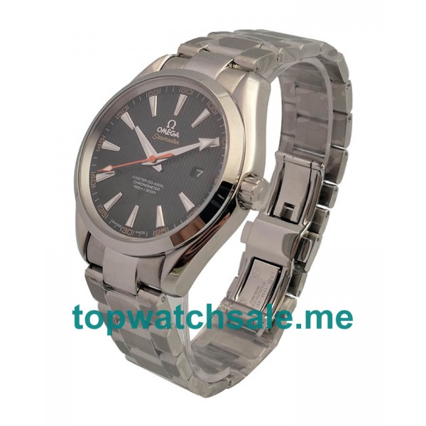 UK 40 MM Top Omega Seamaster Aqua Terra 150M 231.12.42.21.01.002 Fake Watches With Black Dials For Men