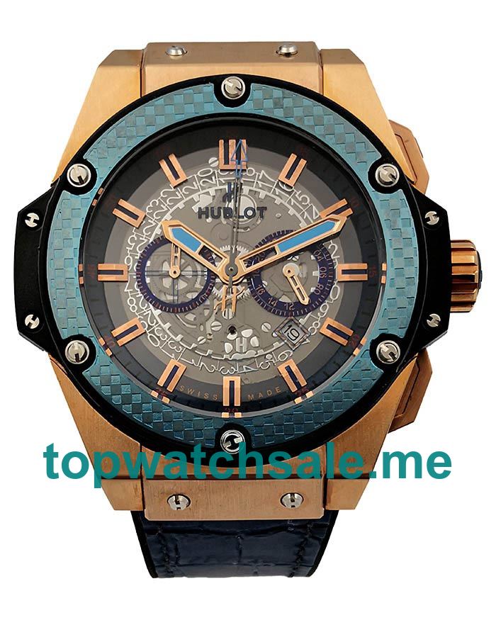 UK 46MM Rose Gold Hublot King Power 701.OQ.0138.GR.SPO14 Replica Watches