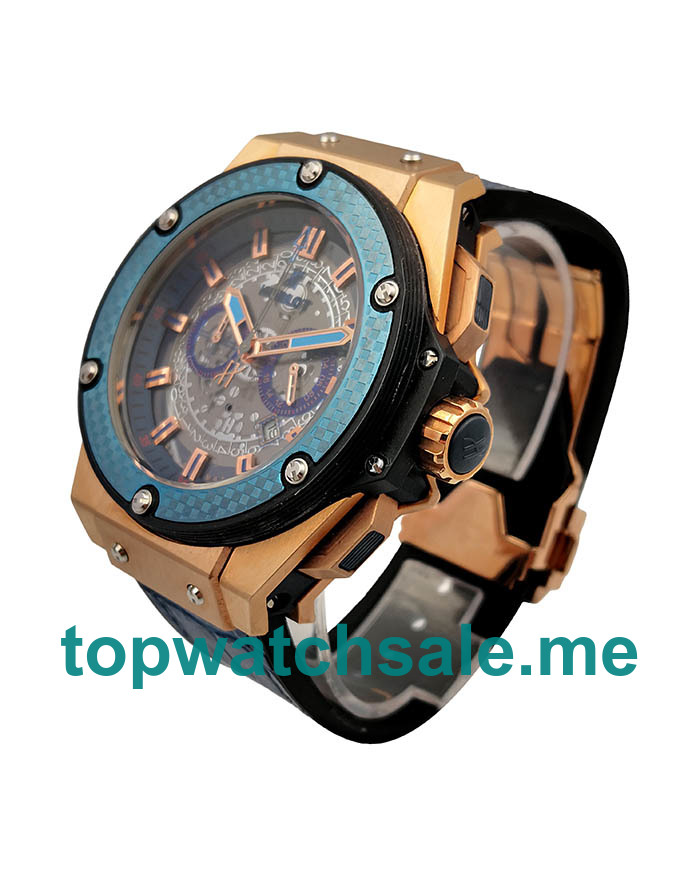 UK 46MM Rose Gold Hublot King Power 701.OQ.0138.GR.SPO14 Replica Watches