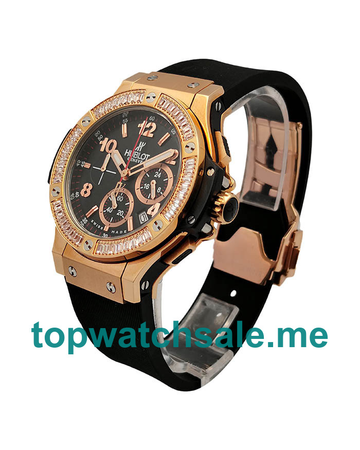 UK 37MM Replica Hublot Big Bang 301.PX.130.RX.114 Diamond Bezels Watches