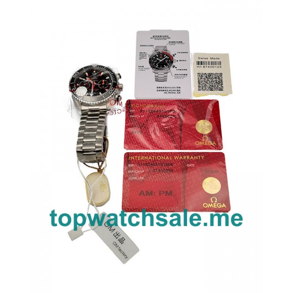 44 MM Best 1:1 Fake Omega Seamaster Planet Ocean 215.30.46.51.01.001