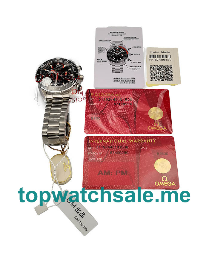 44 MM Best 1:1 Fake Omega Seamaster Planet Ocean 215.30.46.51.01.001