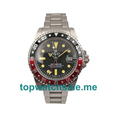 UK 40MM Black Dials Rolex GMT-Master 16710 Replica Watches