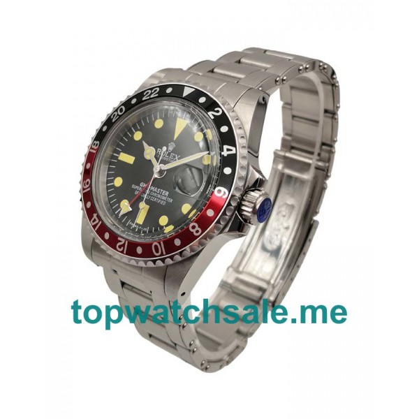 UK 40MM Black Dials Rolex GMT-Master 16710 Replica Watches