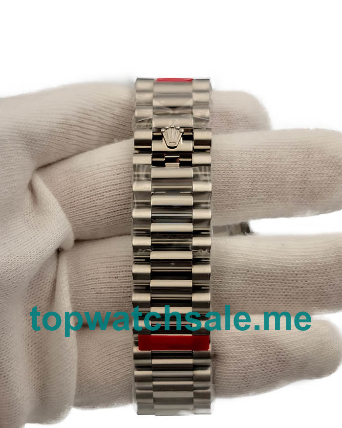UK Best Quality Rolex Day-Date 228206 Replica Watches With Ice Blue Dials For Men