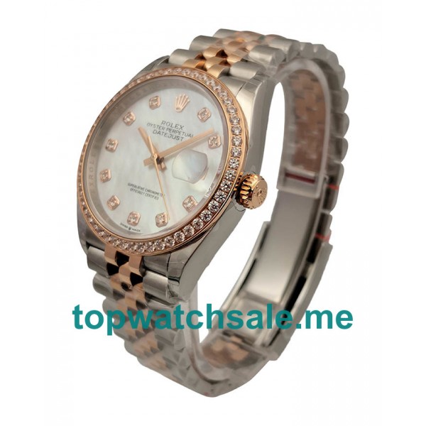 UK AAA Quality Rolex Datejust 116233 Fake Watches With Mother-Of-Pearl Dials For Sale
