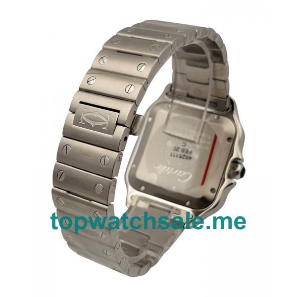 UK 37.5MM Steel Cartier Santos WSSA0037 Replica Watches