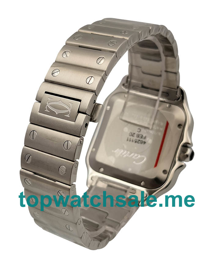 UK 37.5MM Steel Cartier Santos WSSA0037 Replica Watches