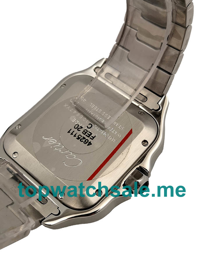 UK 37.5MM Steel Cartier Santos WSSA0037 Replica Watches