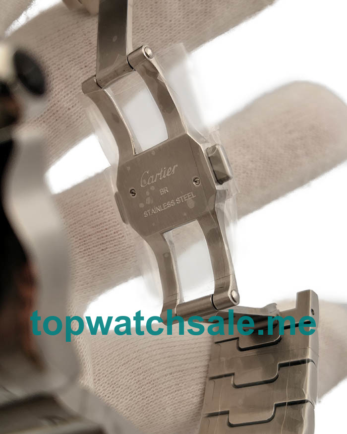 UK 37.5MM Steel Cartier Santos WSSA0037 Replica Watches