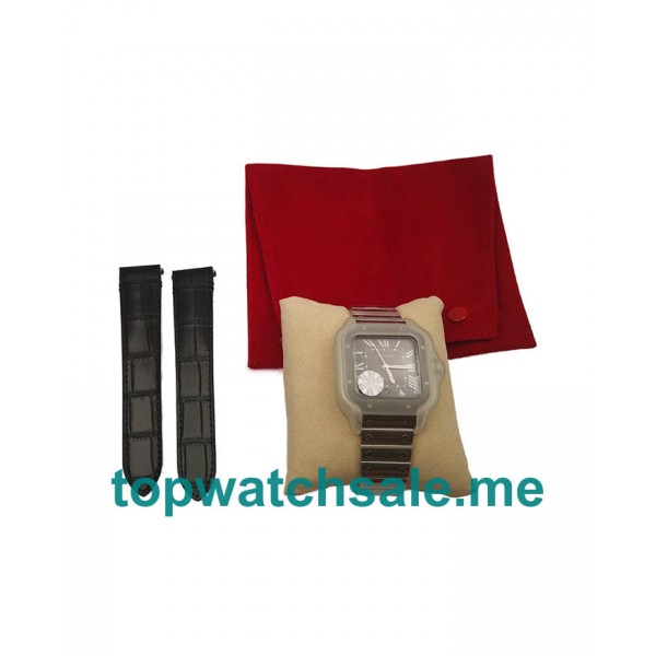 UK 37.5MM Steel Cartier Santos WSSA0037 Replica Watches