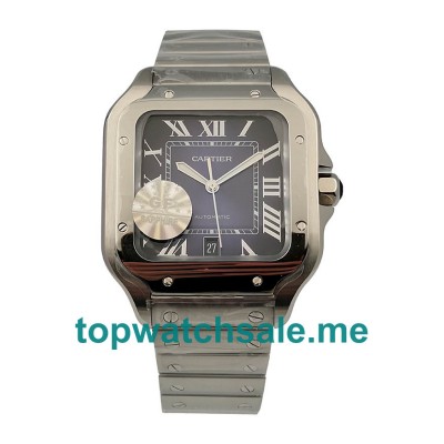 UK 37.5 MM Steel Cartier Santos WSSA0013 Replica Watches