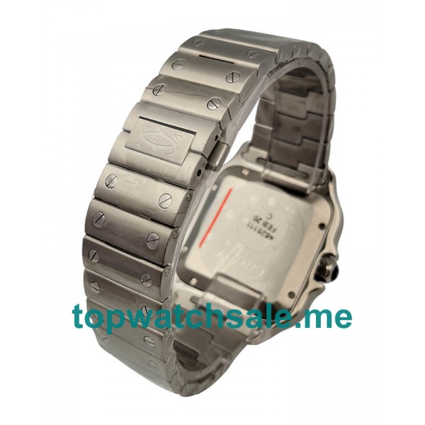 UK 37.5 MM Steel Cartier Santos WSSA0013 Replica Watches