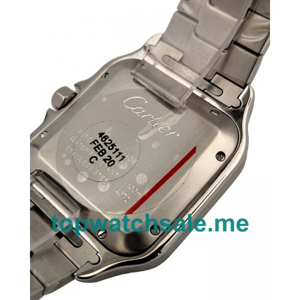 UK 37.5 MM Steel Cartier Santos WSSA0013 Replica Watches