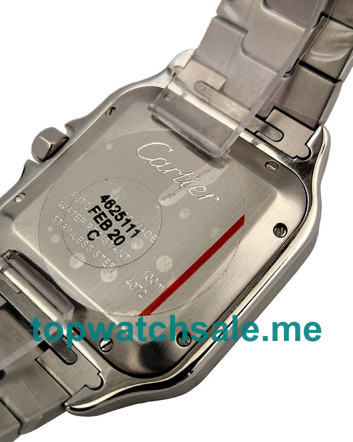 UK 37.5 MM Steel Cartier Santos WSSA0013 Replica Watches