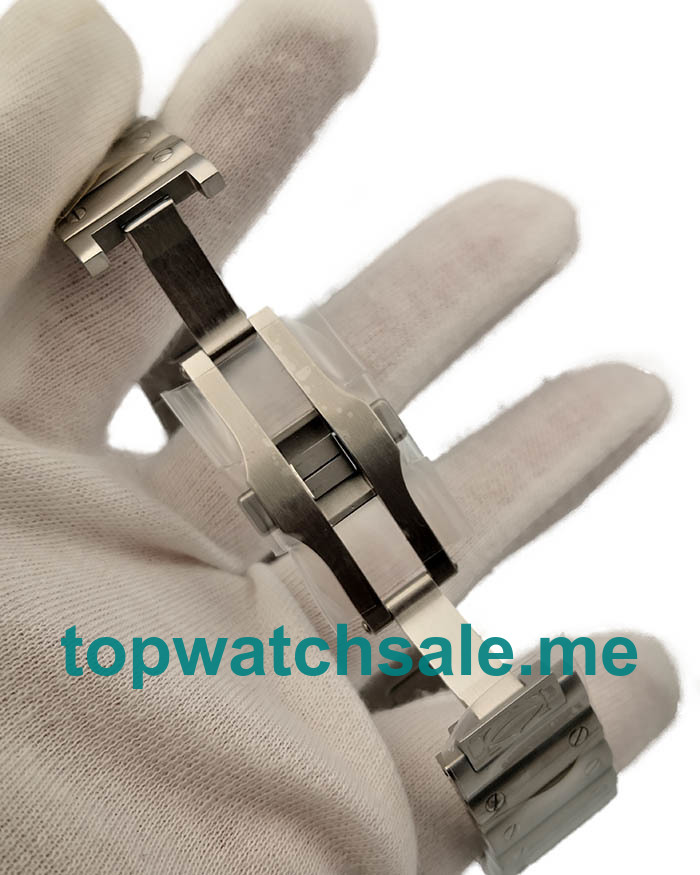 UK 37.5 MM Steel Cartier Santos WSSA0013 Replica Watches