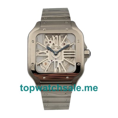 UK 37.5MM Steel Cartier Santos WHSA0015 Replica Watches