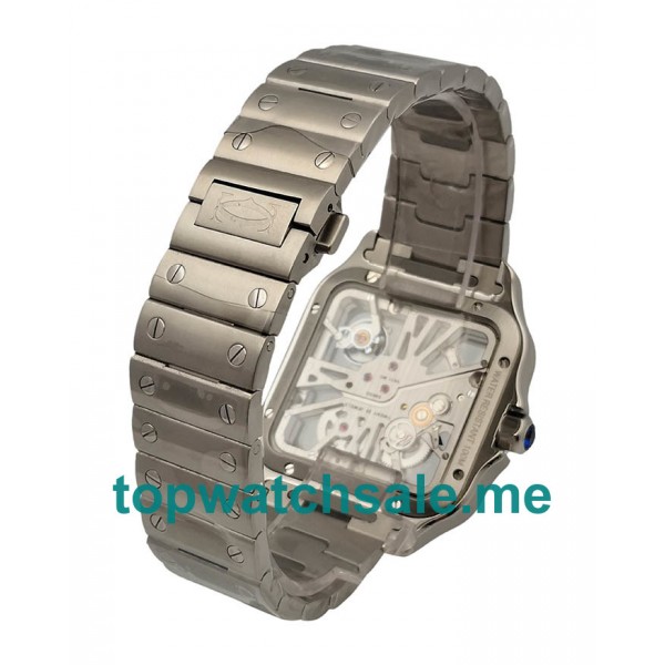 UK 37.5MM Steel Cartier Santos WHSA0015 Replica Watches