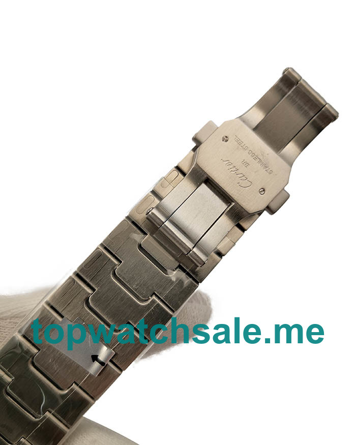 UK 37.5MM Steel Cartier Santos WHSA0015 Replica Watches