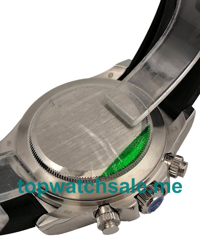 UK Online Replica Rolex Daytona Cosmograph 116519LN JH Stainless Steel Silver Dial Swiss 4130 Run 6@SEC