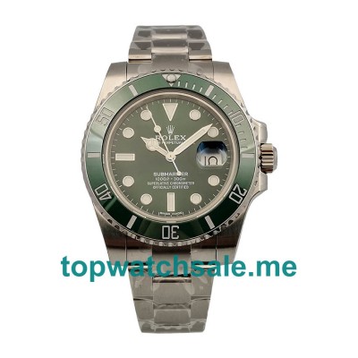 UK High Quality Replica Rolex Submariner Date 116610LV 2018 N V9S Stainless Steel 904L Green Dial Swiss 3135