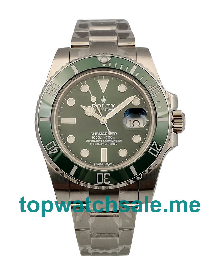 UK High Quality Replica Rolex Submariner Date 116610LV 2018 N V9S Stainless Steel 904L Green Dial Swiss 3135