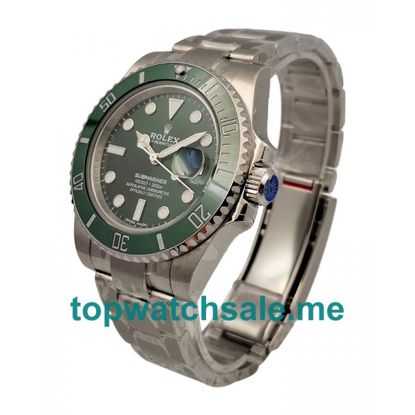 UK High Quality Replica Rolex Submariner Date 116610LV 2018 N V9S Stainless Steel 904L Green Dial Swiss 3135