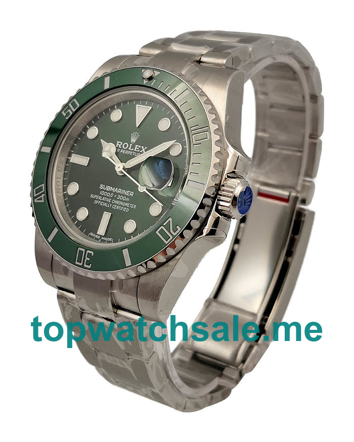 UK High Quality Replica Rolex Submariner Date 116610LV 2018 N V9S Stainless Steel 904L Green Dial Swiss 3135