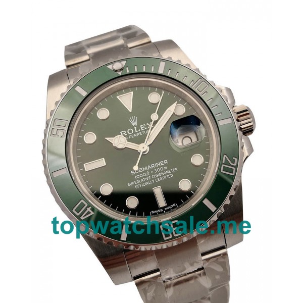 UK High Quality Replica Rolex Submariner Date 116610LV 2018 N V9S Stainless Steel 904L Green Dial Swiss 3135