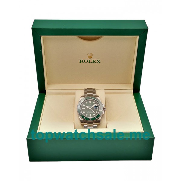 UK High Quality Replica Rolex Submariner Date 116610LV 2018 N V9S Stainless Steel 904L Green Dial Swiss 3135