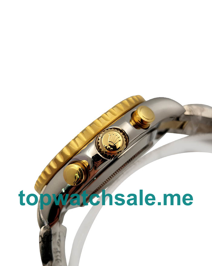 UK High Quality Replica Rolex Yacht-Master II 116681 V5 Stainless Steel & Yellow Gold White Dial Swiss 7750