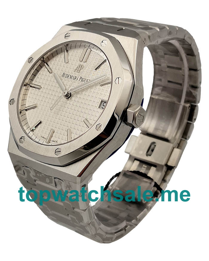 UK 41MM Replica Audemars Piguet Royal Oak 15500ST.OO.1220ST.04 White Dials Watches