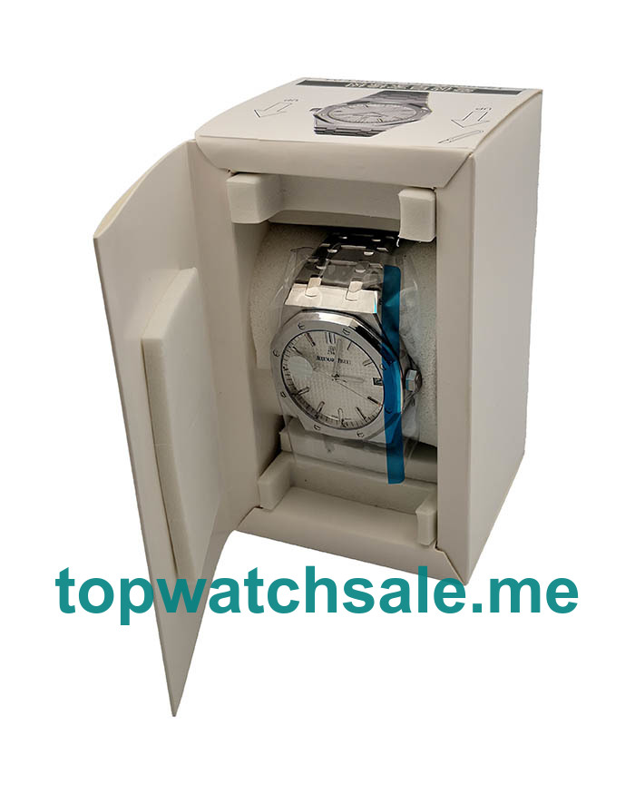 UK 41MM Replica Audemars Piguet Royal Oak 15500ST.OO.1220ST.04 White Dials Watches