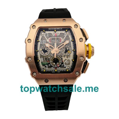 UK 45MM Skeleton Dials Richard Mille RM011 03 Replica Watches