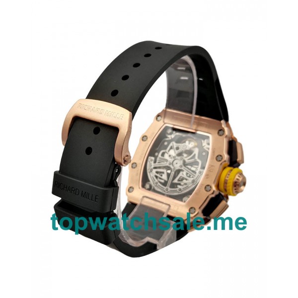 UK 45MM Skeleton Dials Richard Mille RM011 03 Replica Watches