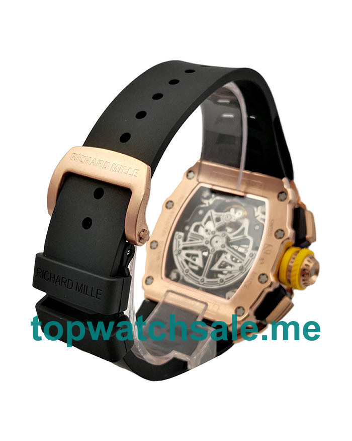 UK 45MM Skeleton Dials Richard Mille RM011 03 Replica Watches