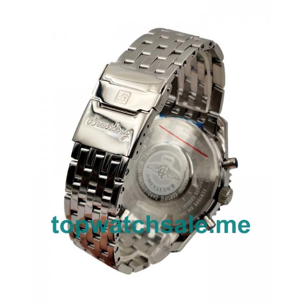 UK 46MM White Dials Breitling Montbrillant A41330 Replica Watches