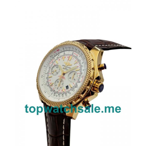 UK Best Quality Breitling Bentley Motors A25362 Replica Watches With White Dials For Men