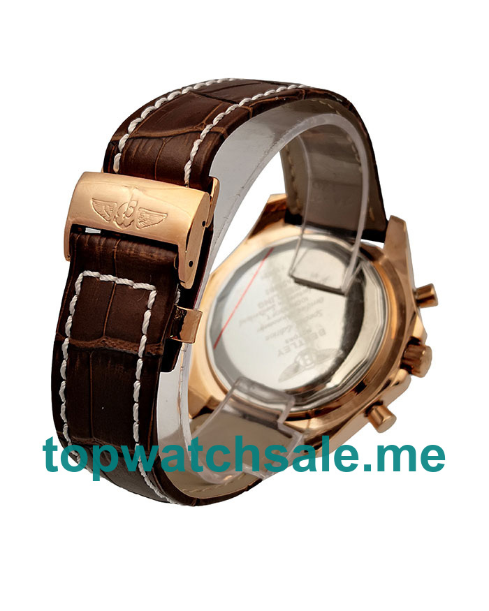 UK 47MM Rose Gold Replica Breitling Bentley Motors A25362 Watches