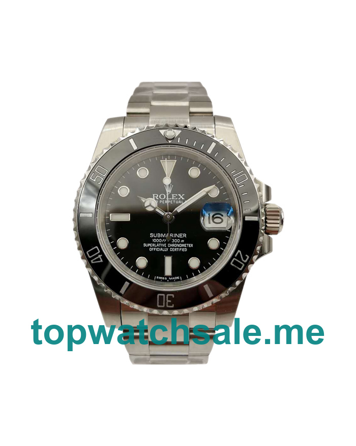 UK Best 1:1 Rolex Submariner 116610LN Replica Watches With Black Dials For Sale
